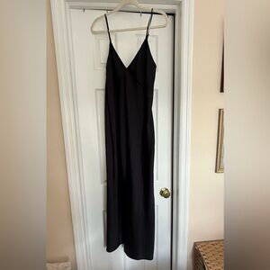 Black Satin Dress